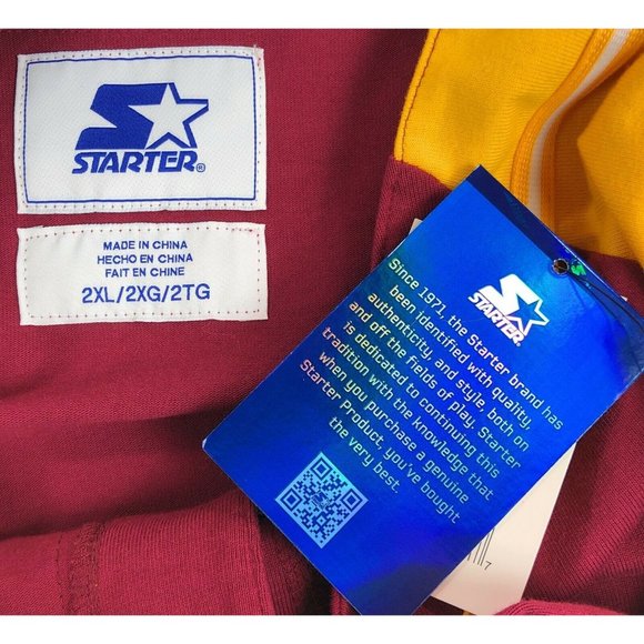 Cleveland Cavaliers Starter NBA Mens 2XL Button Front Sewn Baseball Jersey Shirt - Picture 6 of 10